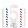 Unique - Chandelle Bougeoir clignotant numéro # 5 - Party Shop