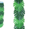 Link Product - Chemin de table Luau feuilles de palmier – 64 pouces + 12 feuilles décoratives - Party Shop