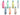 Link Product - Collier hawaïen Luau à pétales de rose pastel – 39,5 po (couleurs assorties : arc-en-ciel et unies) - Party Shop