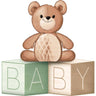 Creative Converting - Décoration de table en papier -  Ourson en peluche - Party Shop