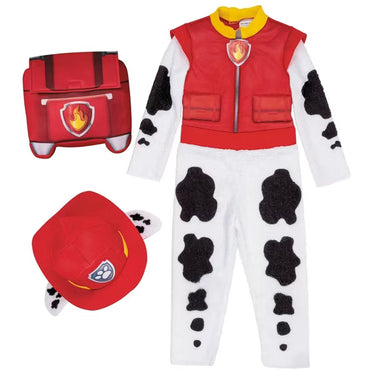 Child wearing Marshall Deluxe PAW Patrol costume