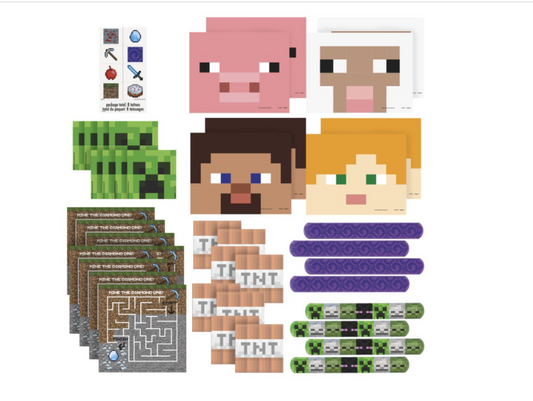 Ensemble Cadeaux Minecraft Assortis 48 pièces