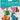 Beistle Co. - Ensemble de 4 centres de table créatures marines, 14 cm - Party Shop