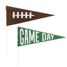 Unique - Fanions décoratifs en tissu « Game Day » – format 7,5" x 18" – Paquet de 2 Superbowl - Party Shop