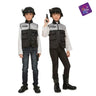 Kids SWAT costume with vest, helmet, goggles, flashlight and toy gun. Realistic police outfit for Halloween, carnival, cosplay or themed party.- MOM - Party Shop