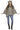 Adult leopard hooded poncho with ears instant costume