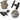 Unique - Lot de 4 Panneaux de Cour Mandalorian The Child 33 cm pour Décoration | Party Shop - Party Shop