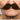 White Mustache — 25cm x 6cm