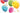 Procos - Nappe en plastique 47X70" - Ballons - Party Shop