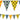 Procos - Bannière à Fanions - Harry Potter - Party Shop