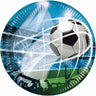 Procos - Assiettes 9po (8)- Soccer - Party Shop