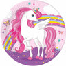 Procos - Assiettes 9po (8) - Licorne - Party Shop