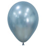 Sac De 50 Ballons 5Po - Bleu Arctique Soie 