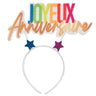 Santex - Serre Tête Blanc - Joyeux Anniversaire Multicolore - Party Shop