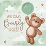 Creative Converting - Serviettes a cocktail (16) - Ourson en peluche - Party Shop