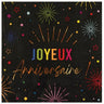 Santex - Serviettes de table - Joyeux Anniverssaire ( 12) - Party Shop