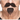 Black/Grey Moustache — 13cm x 4cm