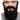 White and Gray Beard and Mustache Set
