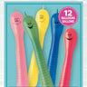 Unique - Ballons Latex Serpentins Rigolos – 12 unités - Party Shop