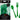 Link Product - Ustensiles en plastique Vert réutilisables – ensemble de 18 pièces (6 fourchettes, 6 couteaux, 6 cuillères) - Party Shop