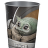 uni - Verre en plastique Bébé Yoda Mandalorian 16 oz (1) - Party Shop