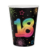 Santex - Verres 9Oz - Multicouleurs 18 ans (6) - Party Shop