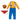 Adult wearing Woody classic Toy Story costume