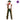 Adult cowboy costume with chaps, vest, scarf and belt. Authentic western outfit perfect for Halloween, carnival, cosplay or country themed party - MOM - Party Shop