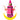 Adult wearing pink Crayola crayon costume – fun and vibrant Halloween outfit, officially licensed and great for parties or group costumes - Inspirit - Party Shop