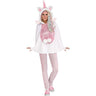Adult unicorn hooded poncho – colorful and cozy instant costume for Halloween or magical themed parties - Party Shop