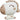 Ballon Mylar 28po - Licorne - Latte