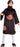 Akatsuki Naruto kids costume with black and red cloud cloak and reversible ninja headband (Leaf and Rain) – perfect for Halloween or anime cosplay - InSpirit - Party shop