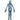Alien Invader child costume with hooded alien mask, full-body skin suit, and attached long finger gloves – ideal for Halloween or sci-fi themed parties - FunWorld - Party Shop