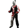 Tinsley - Art the Clown Deluxe Bloody costume – blood-splattered jumpsuit with mask. Terrifier 3 horror clown outfit for Halloween, cosplay, carnival, and scary costume fans. - Party shop