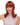 WESTBAY - Auburn Peggy Sue wig for women with bangs and soft curls – 1950s retro pin-up hairstyle for Halloween or vintage cosplay. - Party Shop