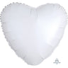 Anagram - Ballon Mylar Coeur 18po - Blanc - Party Shop