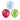 Unique - Sac De 8 Ballons En Latex 12" - Bluey - Party Shop