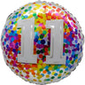 Airise - Ballon Mylar 18Po - 11 Ans Confetti - Party Shop