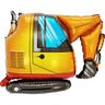 Anagram - Ballon Mylar 21po - Camion de Construction - Party Shop