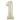Airise - Ballon Mylar Supershape Chiffre 1 - Blanc Sable 34po - Party Shop