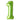 Airise - Ballon Mylar Supershape Chiffre 1 - Vert 34po - Party Shop