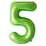 Airise - Ballon Mylar Supershape Chiffre 5 - Vert 34po - Party Shop