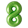 Airise - Ballon Mylar Supershape Chiffre 8 - Vert 34po - Party Shop