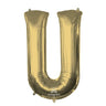 Anagram - Ballon Mylar Supershape Lettre U - Or Blanc - Party Shop