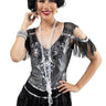 RUBIES - Bandeau À Flapper Taille Unique Argent - Party Shop