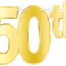 Beistle Co. - Bannière de fête - Happy 50th Birthday - Party Shop