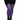 Leg Avenue - Bas Collants Rayé En Nylon -  Mauve et noir Taille Plus - Party Shop