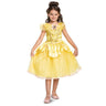 Belle princess classic costume for kids – yellow dress with character cameo. Perfect for Halloween or Disney-themed parties Party Shop