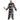 Big Top Bling Clown adult costume with colorful jumpsuit, ruffled collar, and metallic clown mask with faux gemstones – perfect for Halloween or haunted circus look - Funworld - Party Shop