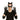 KBW Global - Black alien costume kit with glasses, gloves, necklace, earrings and hair clips – futuristic accessories for Halloween, cosplay, festivals or themed parties – Party Shop